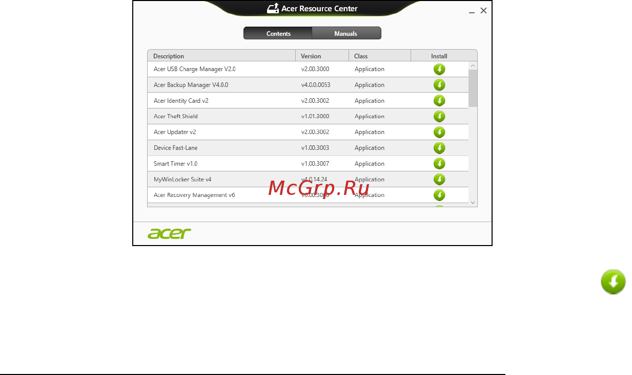 Acer ASPIRE V5-571P [2534/3496] Atgriešanās uz agrāku sistēmas momentuzņēmumu