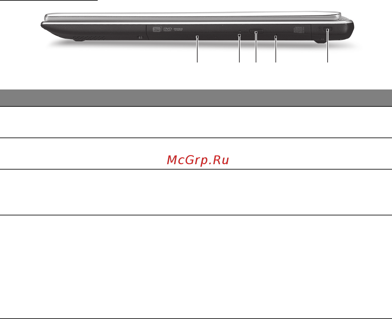 Acer ASPIRE V5-571P [262/3496] Rechte seite