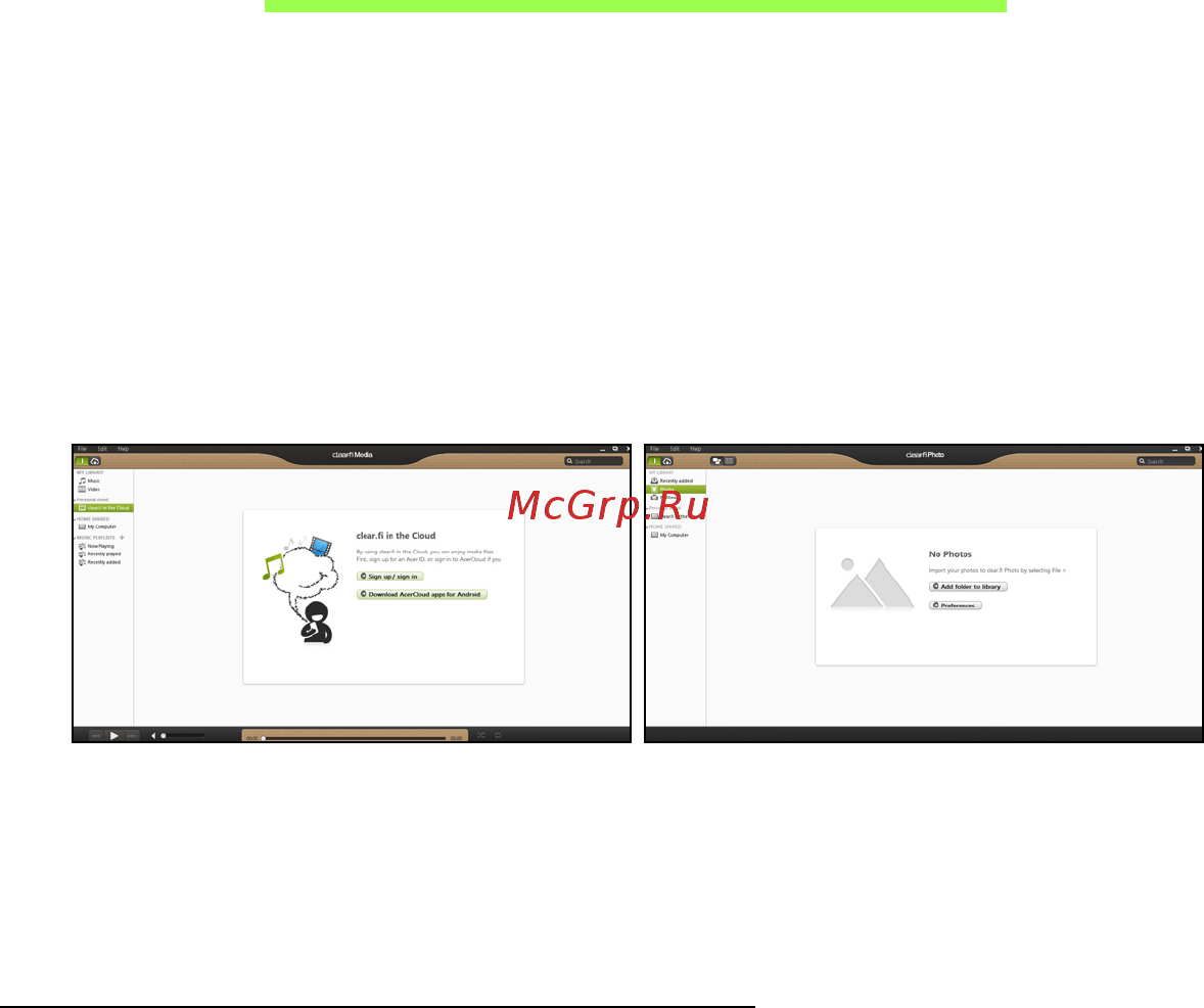Acer ASPIRE V5-571P [2659/3496] Acer clear fi