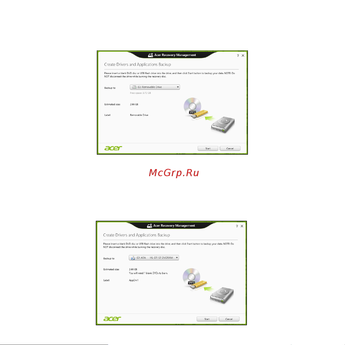 Acer ASPIRE V5-531PG Инструкция по эксплуатации онлайн [2766/3496] 97668