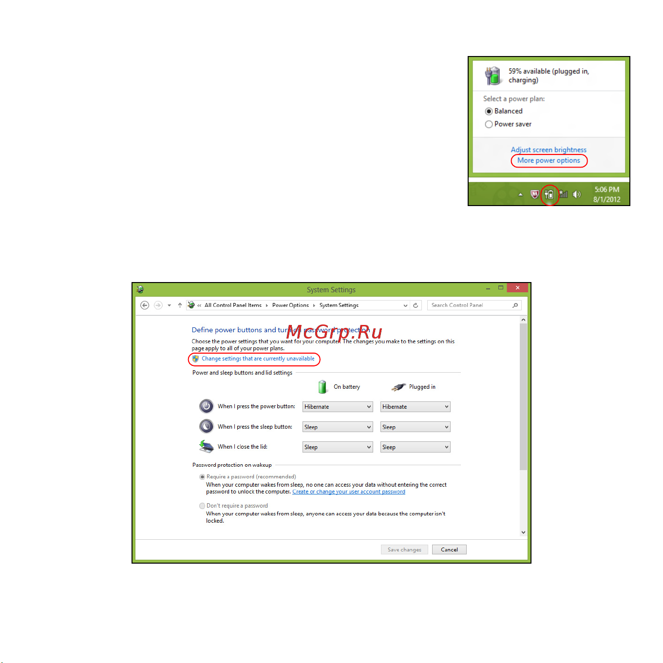 Acer ASPIRE V5-531PG Инструкция по эксплуатации онлайн [3020/3496] 97668