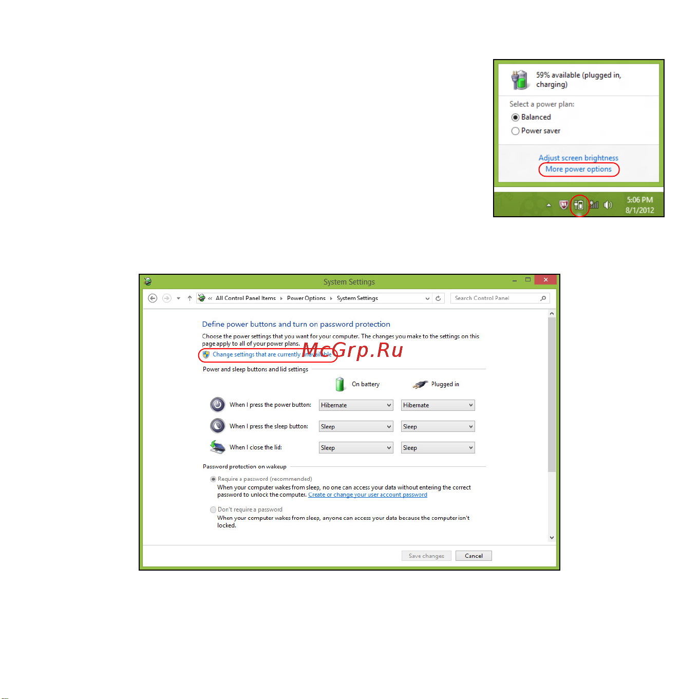 Acer ASPIRE V5-531PG Инструкция по эксплуатации онлайн [3222/3496] 97668