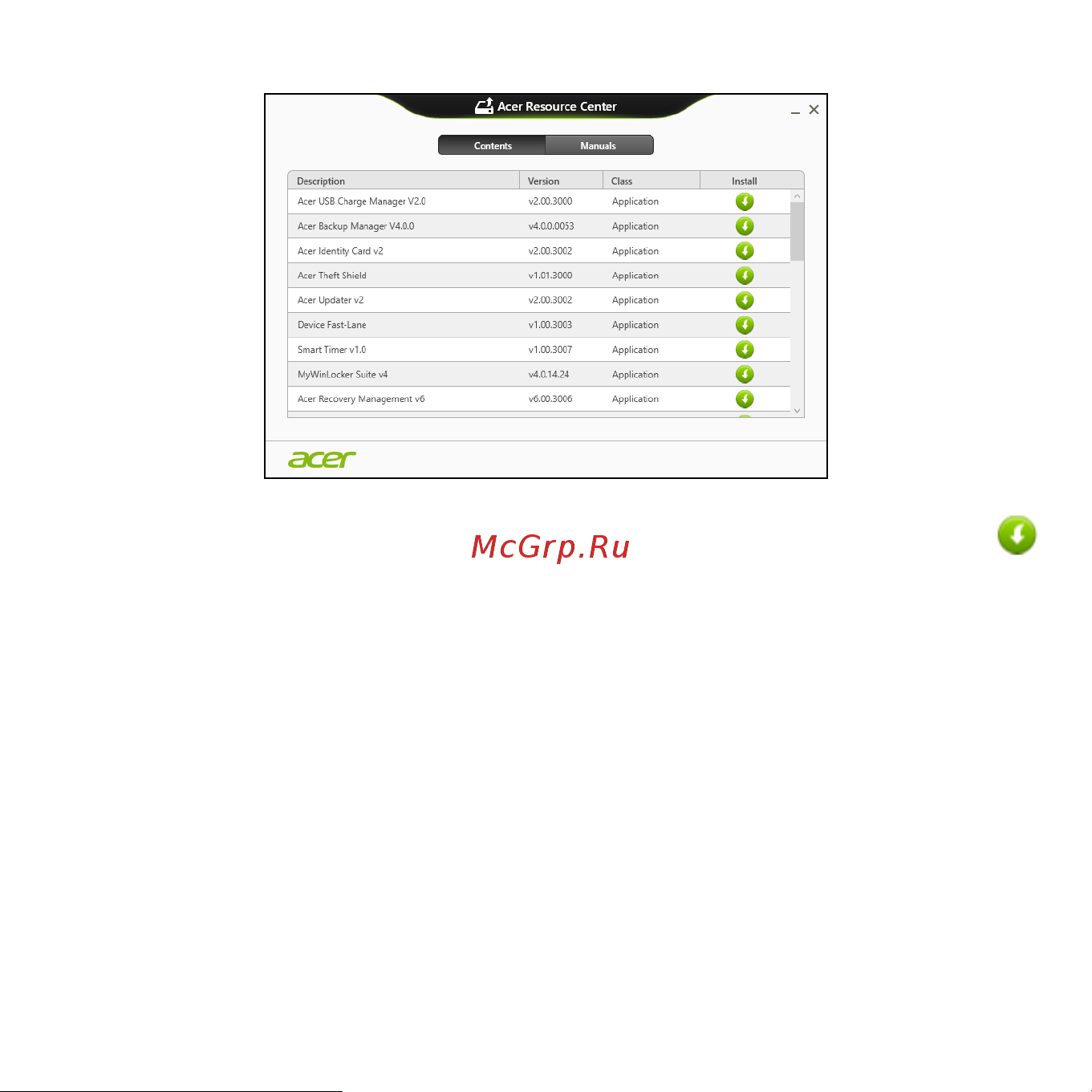Acer ASPIRE V5-531PG Инструкция по эксплуатации онлайн [3431/3496] 97668