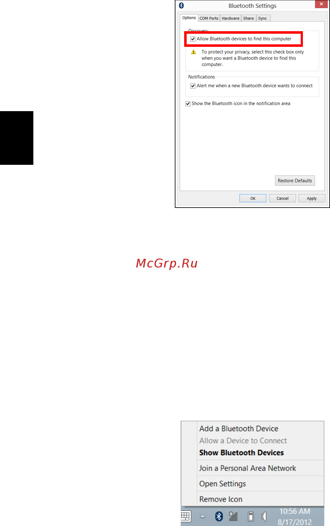 Acer ASPIRE V5-531G [580/2484] Een bluetooth apparaat toevoegen