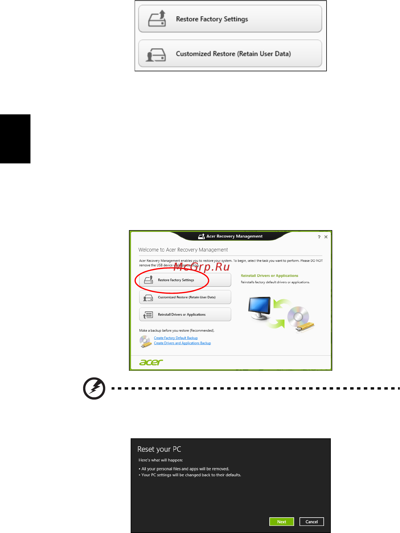 Acer ASPIRE V5-531G [710/2484] Dansk dansk