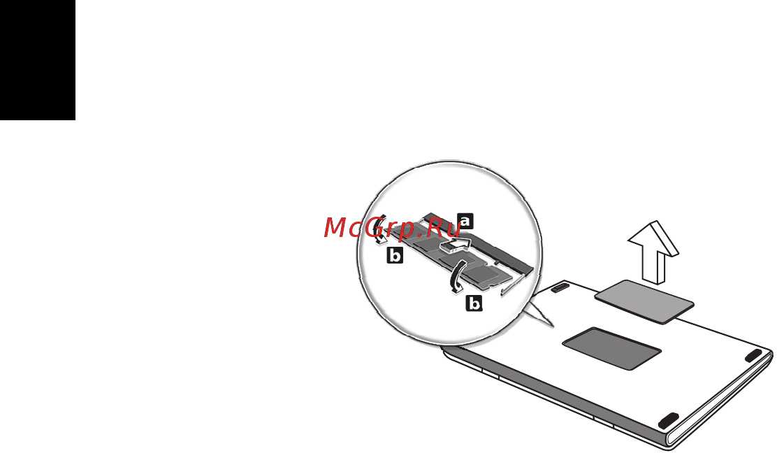 Acer ASPIRE V5-531G [816/2484] Installera minne endast för vissa modeller