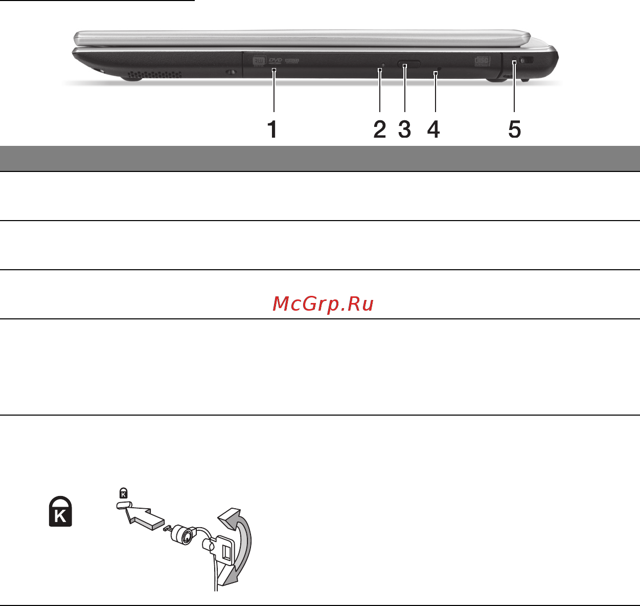 Acer ASPIRE V5-471PG [2398/3492] Vaade paremalt