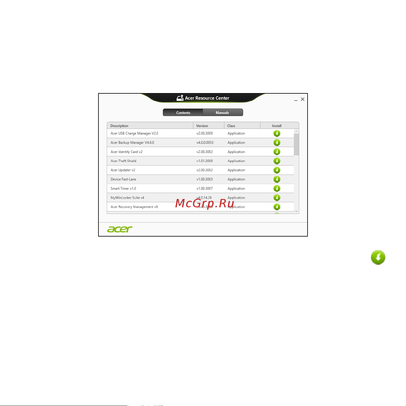Acer ASPIRE V5-471G Инструкция по эксплуатации онлайн [416/3492] 97686