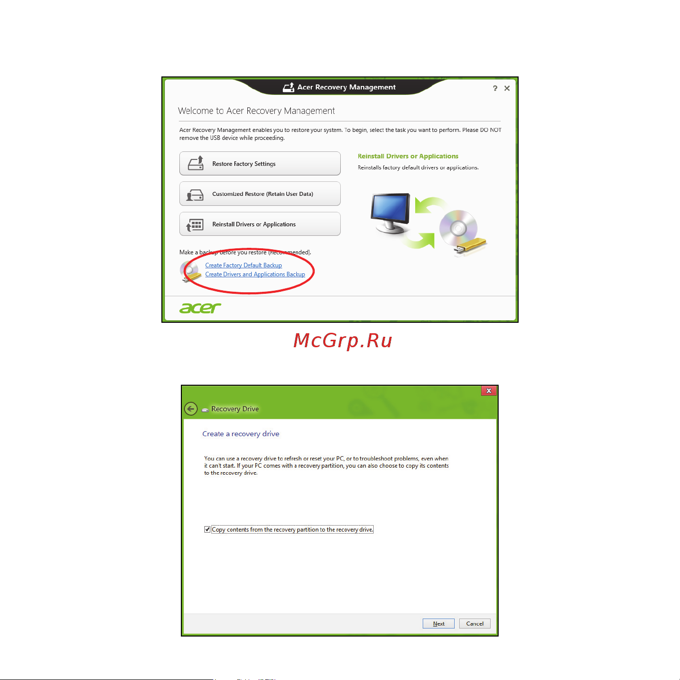 Acer ASPIRE V5-471G Инструкция по эксплуатации онлайн [42/3492] 97686