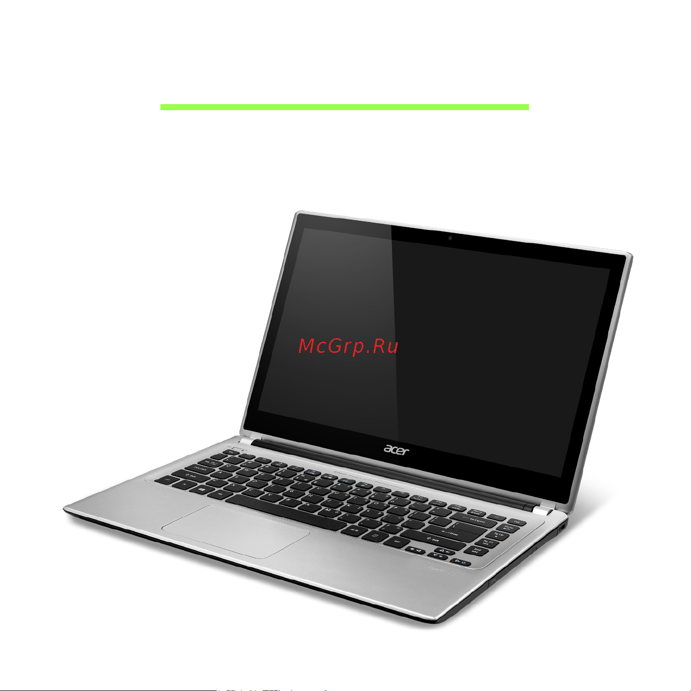 Acer ASPIRE V5-471G [971/3492] En præsentation af din acer notebook