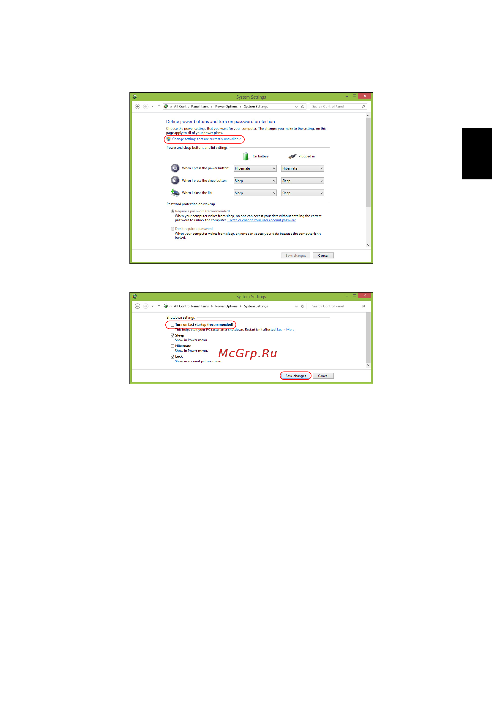 Acer ASPIRE V5-431PG Инструкция по эксплуатации онлайн [1717/2484] 97689