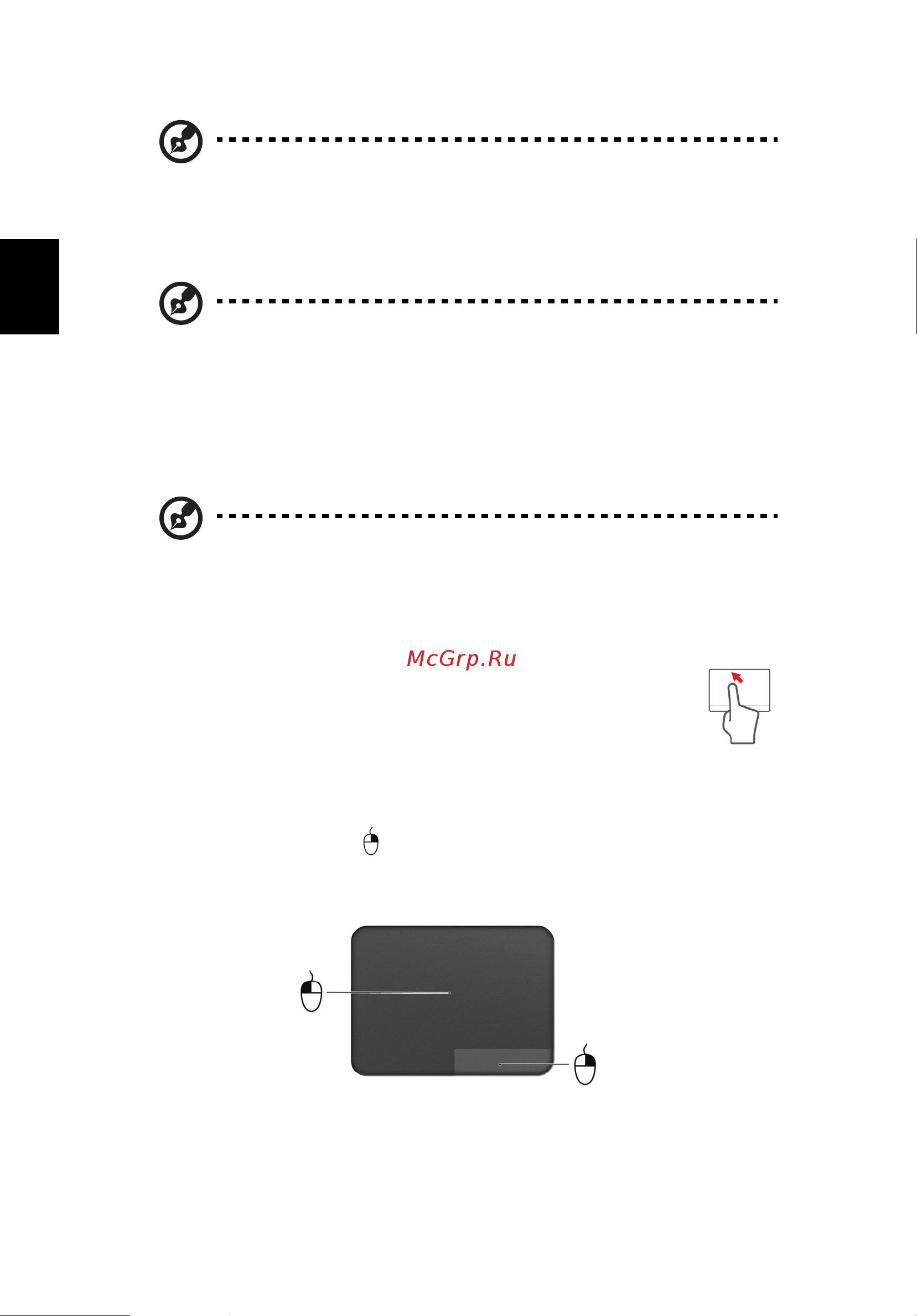 Acer ASPIRE V5-431PG [196/2484] Touchpad grundlagen für modelle mit integrierten tasten