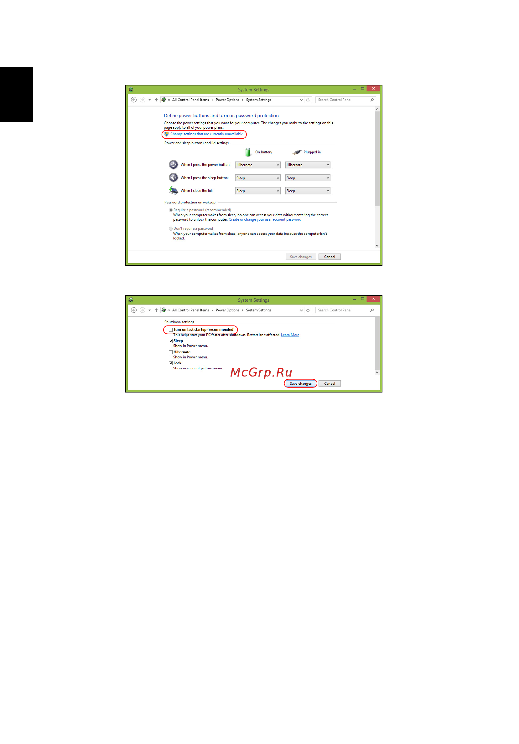 Acer ASPIRE V5-431PG [2136/2484] 한 국 어