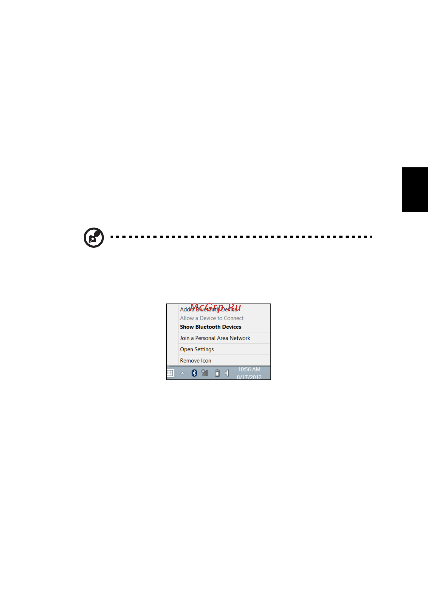 Acer ASPIRE V5-431PG [329/2484] Uso di una connessione bluetooth
