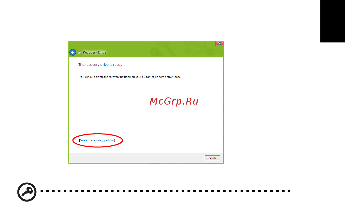 Acer ASPIRE V5-431G [2105/2228] Membuat driver dan cadangan aplikasi