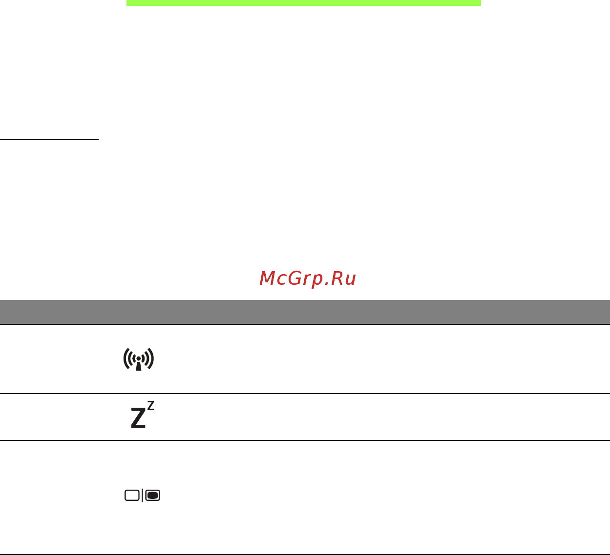 Acer ASPIRE S7-391 [249/3370] Hotkeys