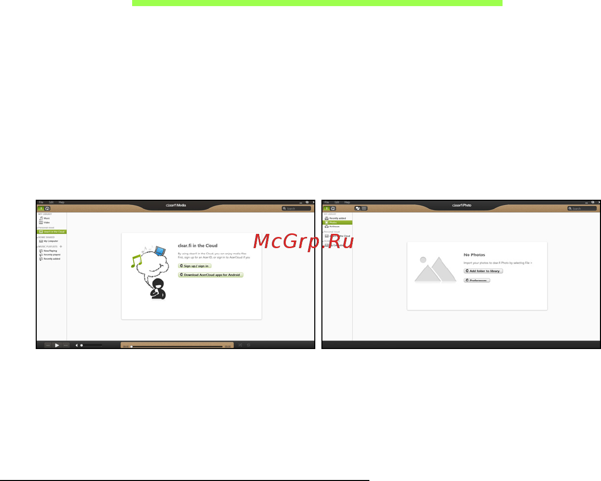 Acer ASPIRE S7-391 [54/3370] Navigating media and photos