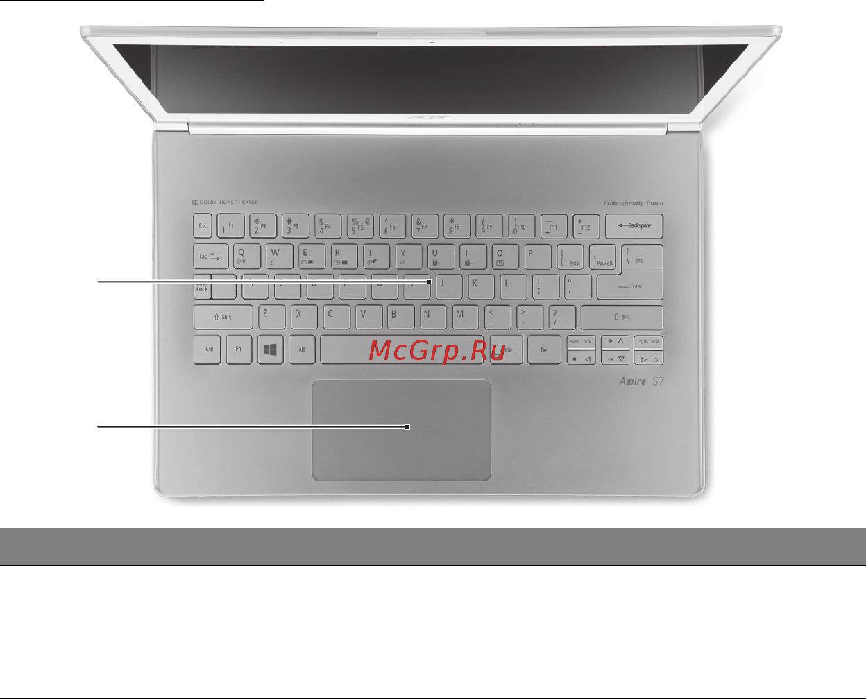 Acer ASPIRE S7-391 [943/3370] Tastaturvisning