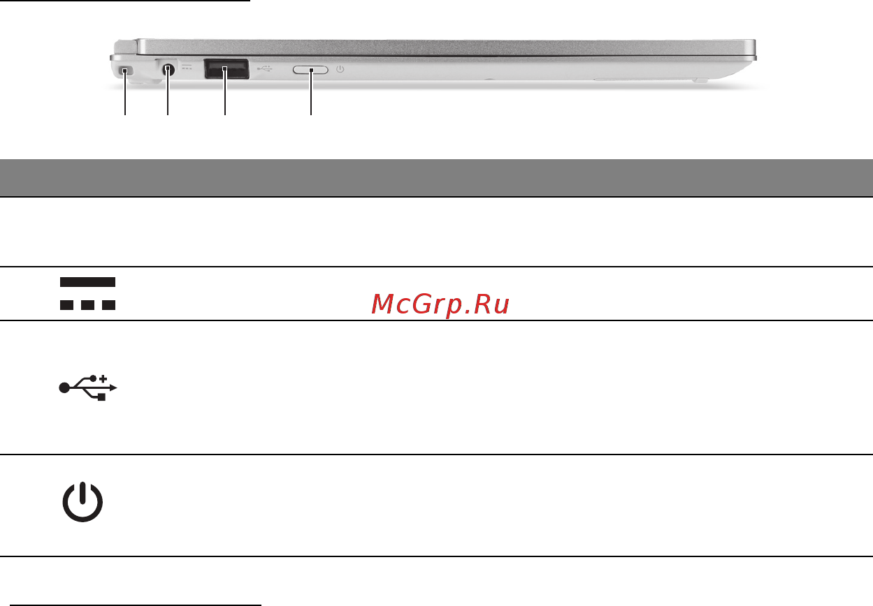 Acer ASPIRE S7-191 [1162/3380] Vasen näkymä