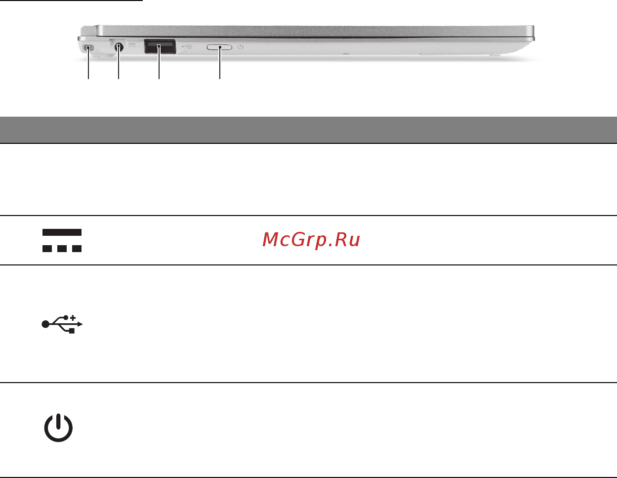 Acer ASPIRE S7-191 [135/3380] Vue gauche
