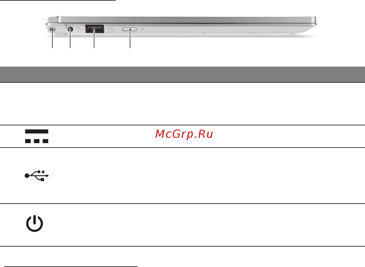 Acer ASPIRE S7-191 [372/3380] Vista da sinistra