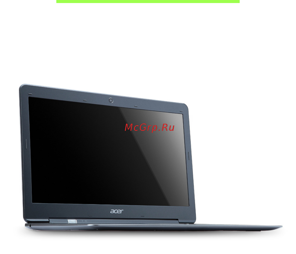 Acer ASPIRE S3-951 [23/97] Знакомство с ноутбуком acer