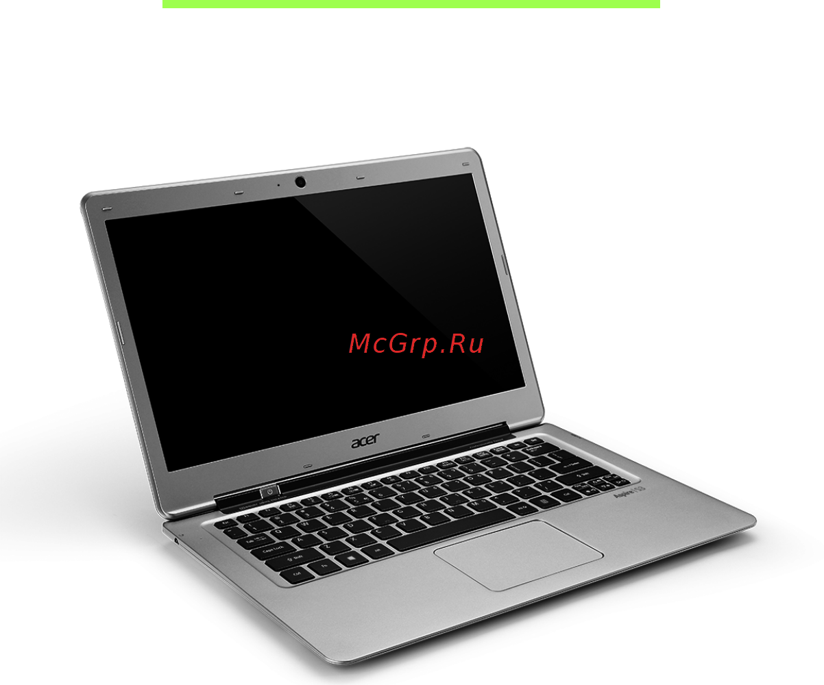 Acer ASPIRE S3-391 [1739/3374] Zoznámte sa so svojím prenosným počítačom acer
