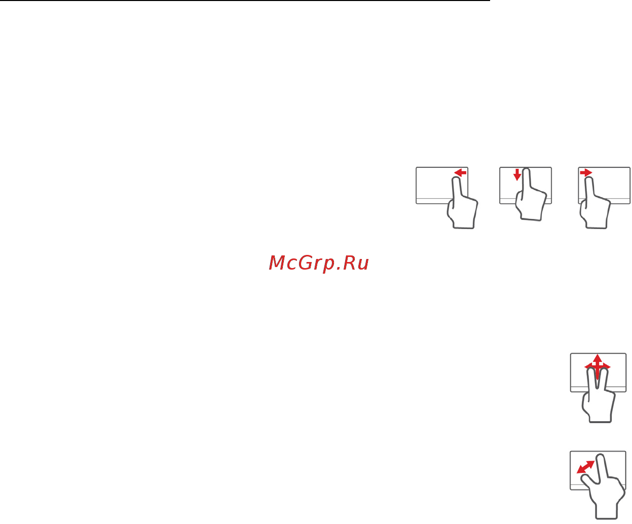Acer ASPIRE S3-391 [1971/3374] Pokreti prilikom uporabe dodirne ploče