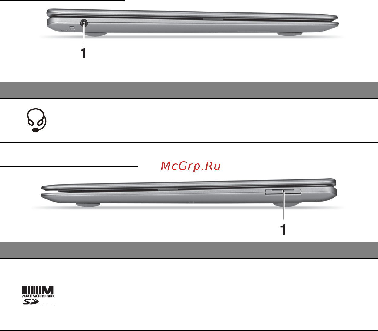 Acer ASPIRE S3-391 [2529/3374] Vaizdas iš kairės