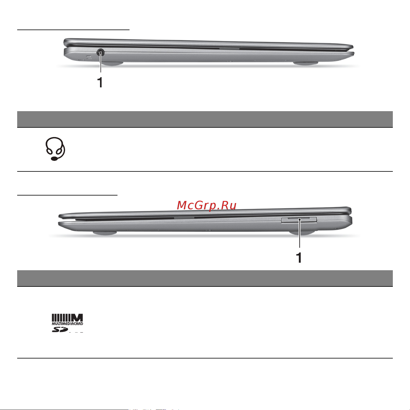 Acer ASPIRE S3-371 [1051/3374] Vy från vänster