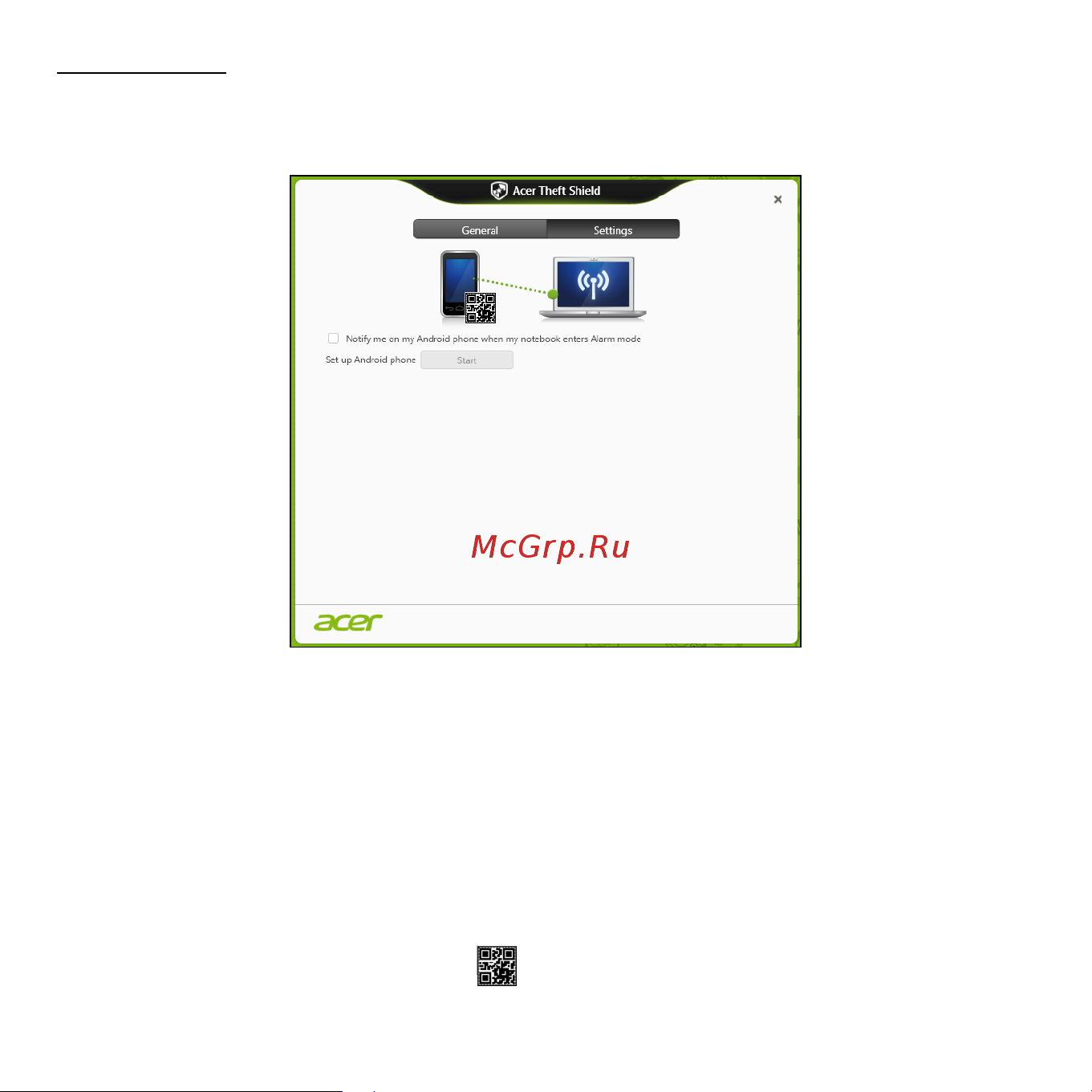 Acer ASPIRE S3-371 [1334/3374] Настройки