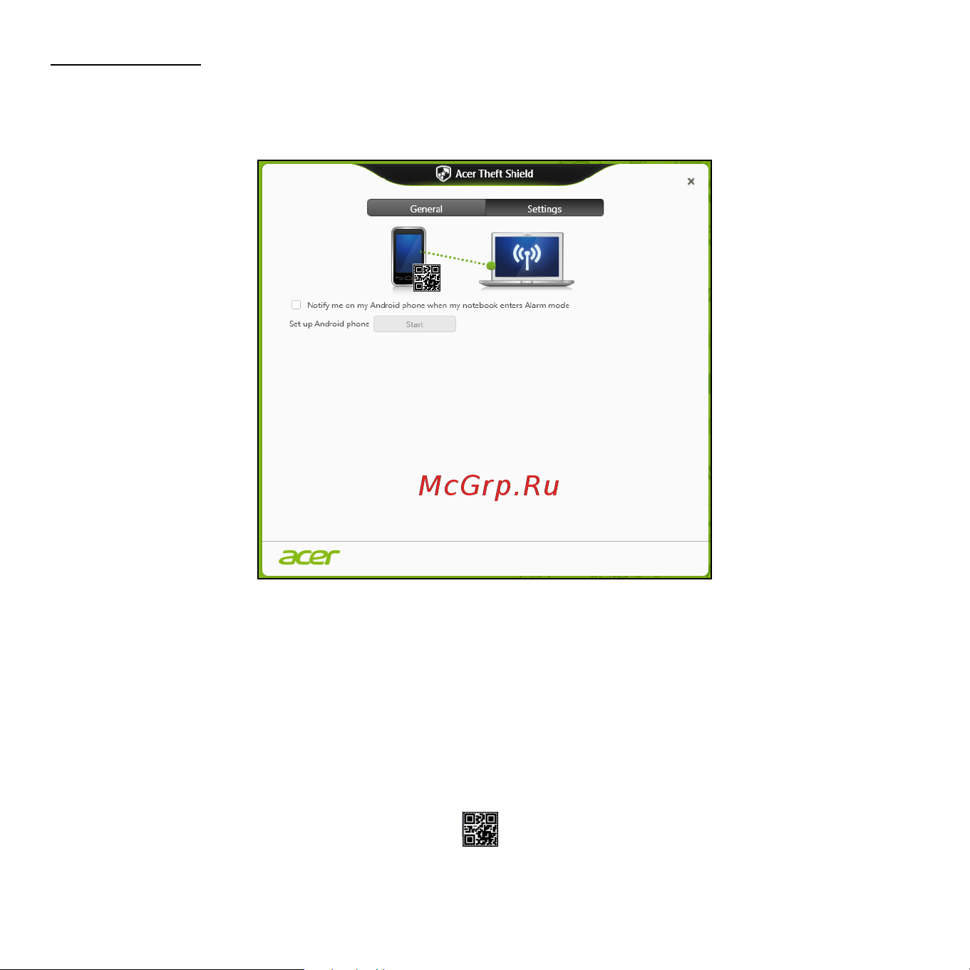 Acer ASPIRE S3-371 [1798/3374] Nastavenie