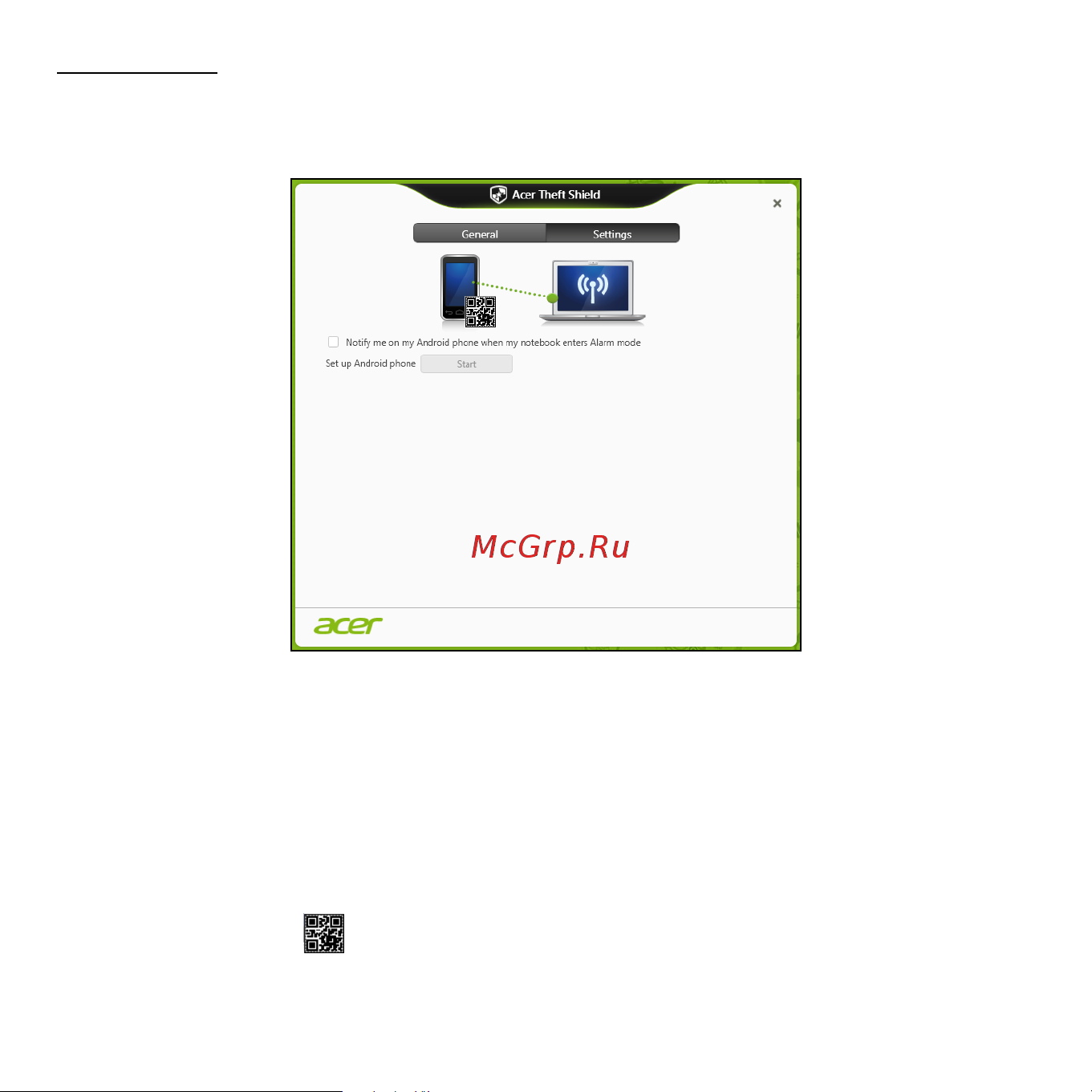 Acer ASPIRE S3-371 [1905/3374] Nastavitve