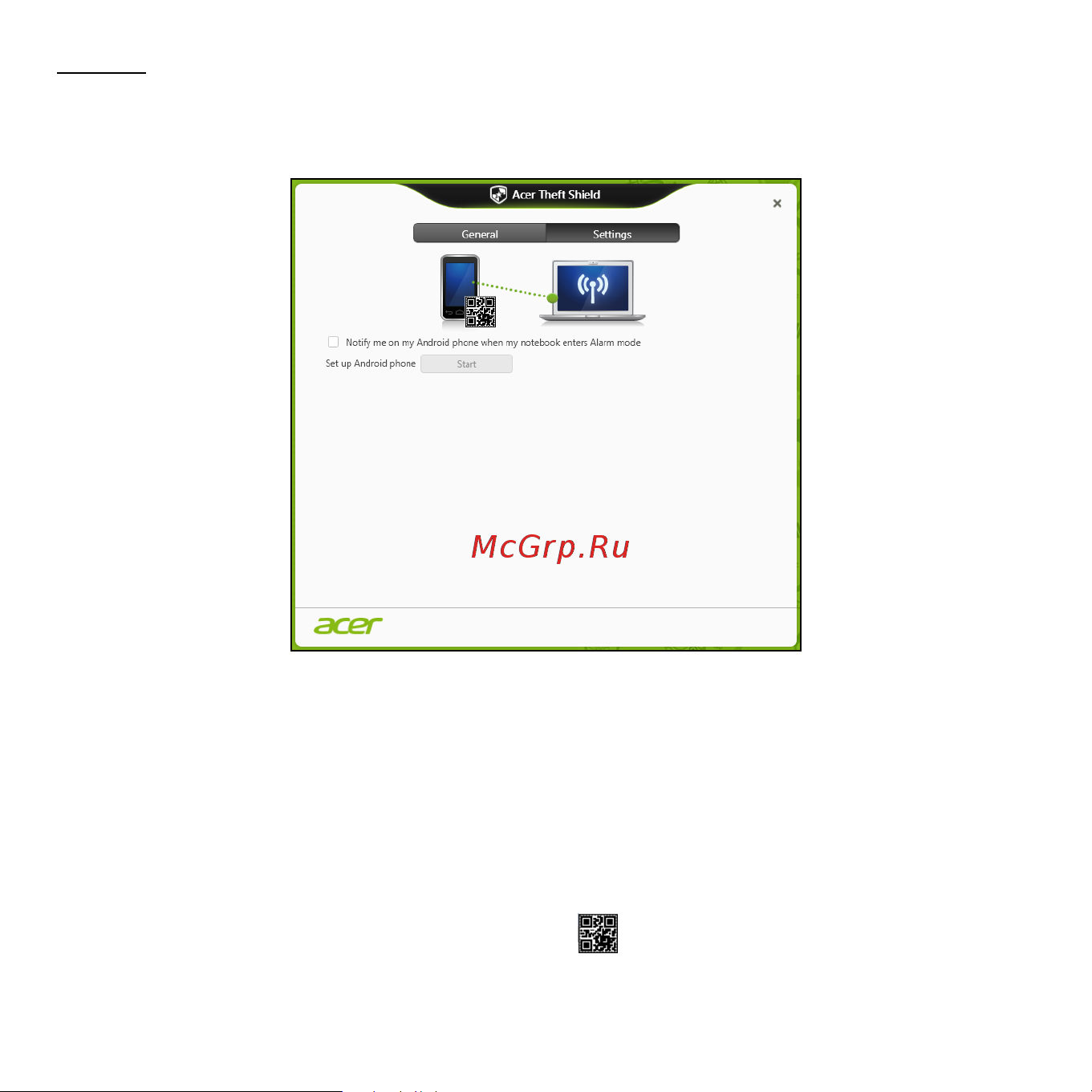 Acer ASPIRE S3-371 [2130/3374] Setări