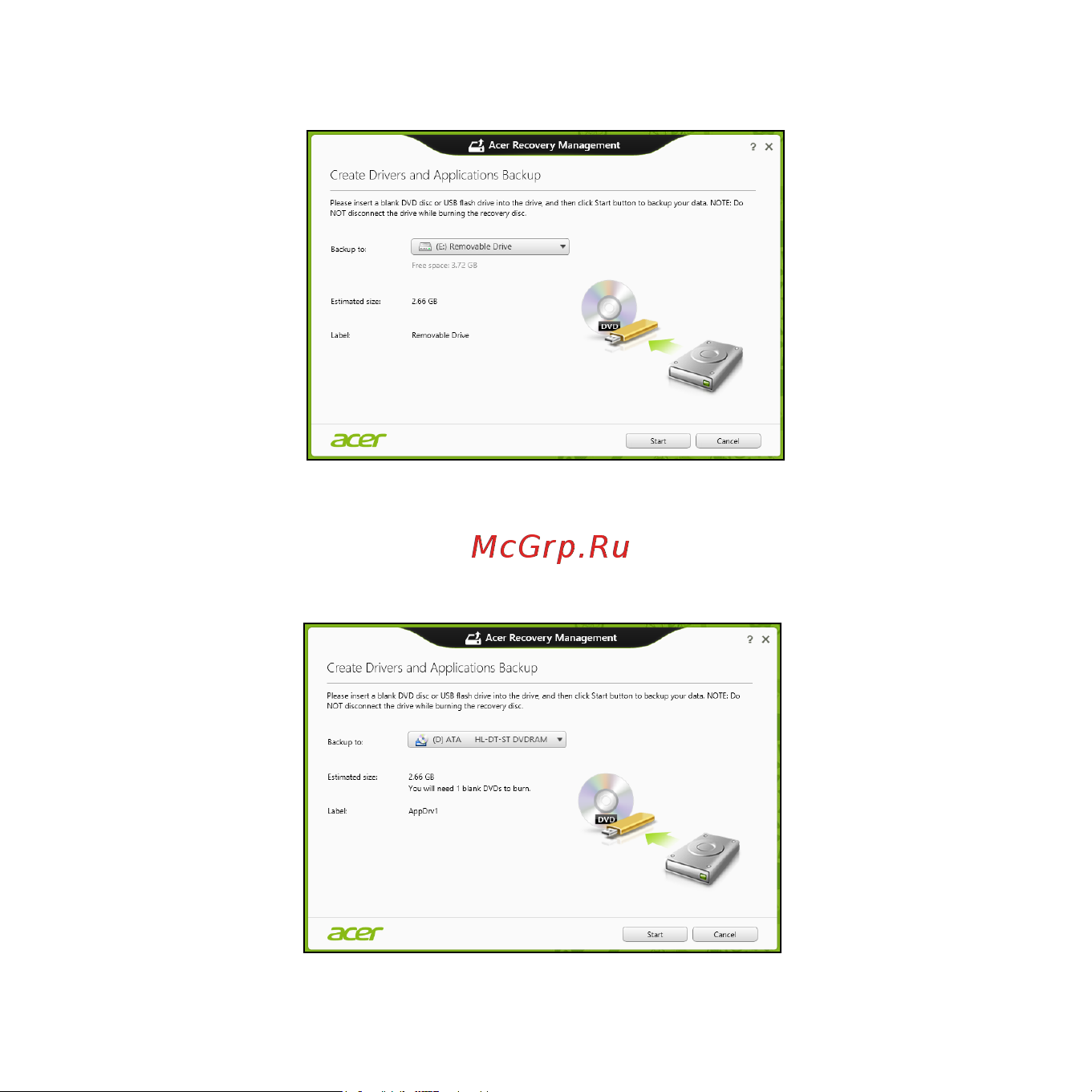 Acer ASPIRE S3-371 Инструкция по эксплуатации онлайн [2324/3374] 97713