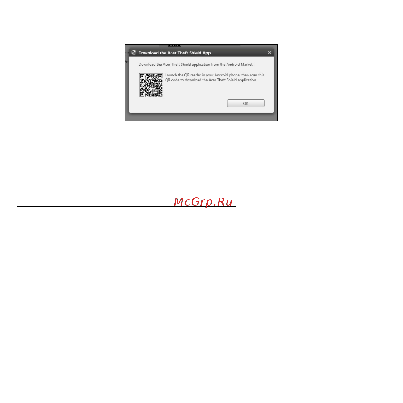 Acer ASPIRE S3-371 [2360/3374] Acer theft shieldi kasutamine