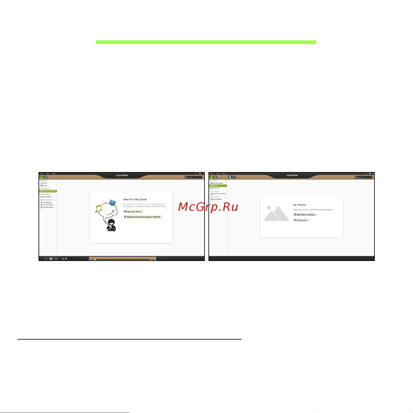 Acer ASPIRE S3-371 [2560/3374] Medijų ir nuotraukų naršymas