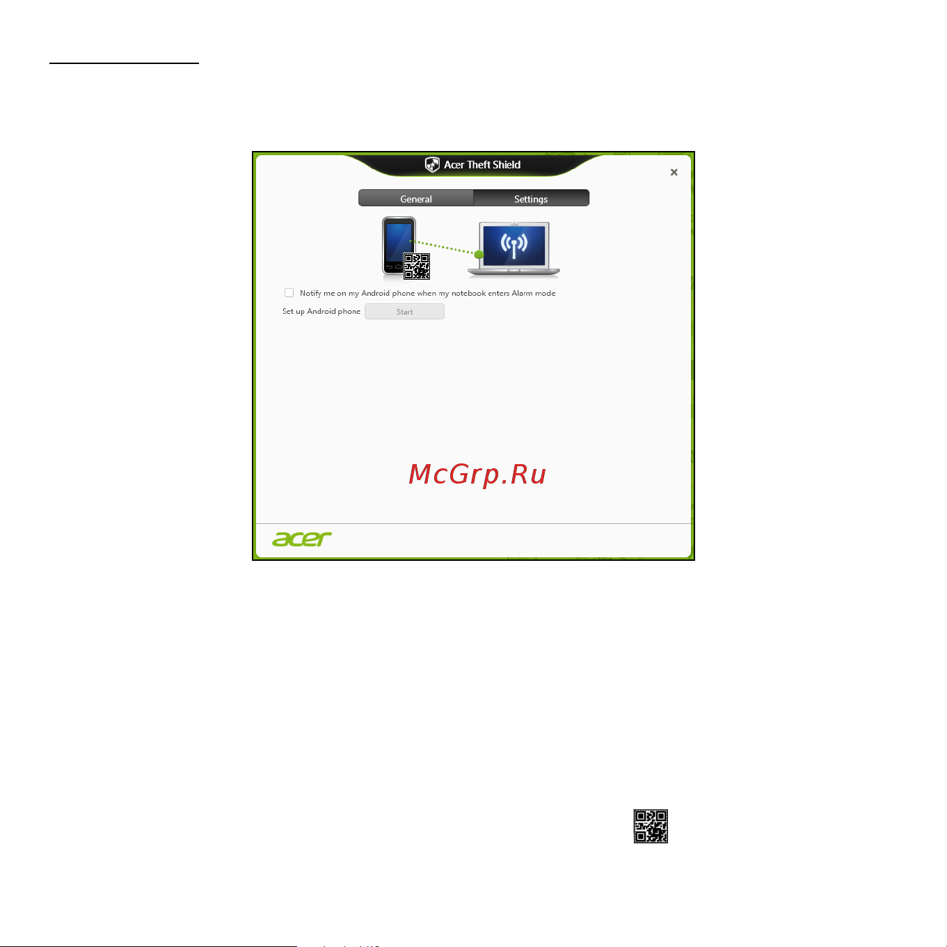 Acer ASPIRE S3-371 [2582/3374] Nustatymai