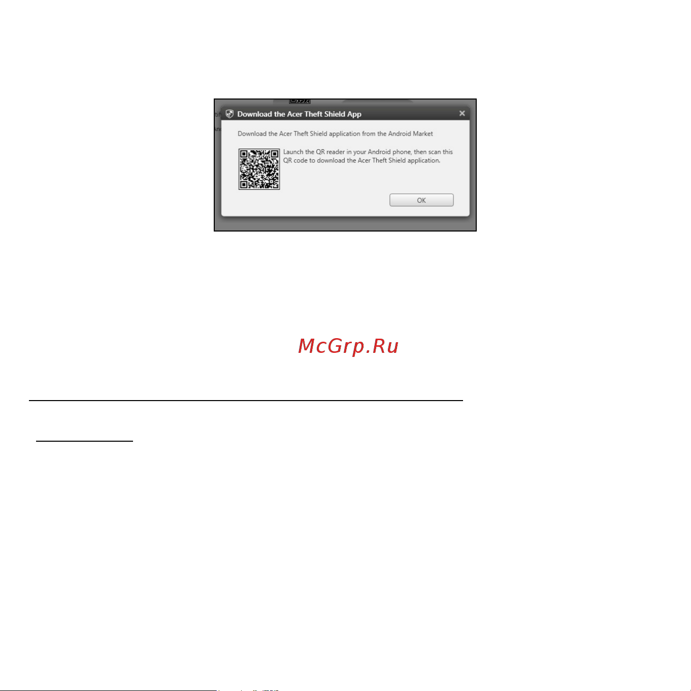 Acer ASPIRE S3-371 [308/3374] Verwendung von acer theft shield