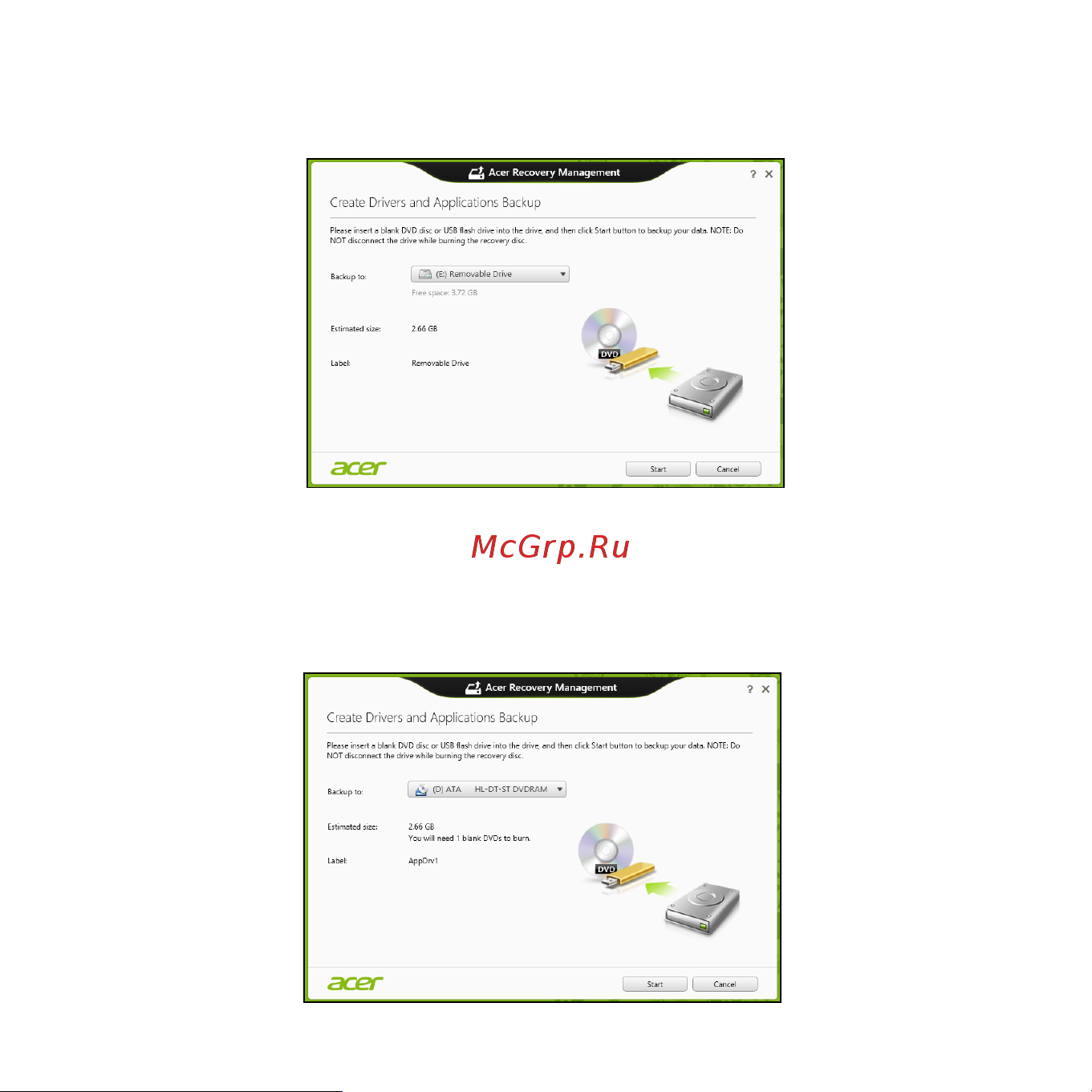 Acer ASPIRE S3-371 Инструкция по эксплуатации онлайн [3303/3374] 97713
