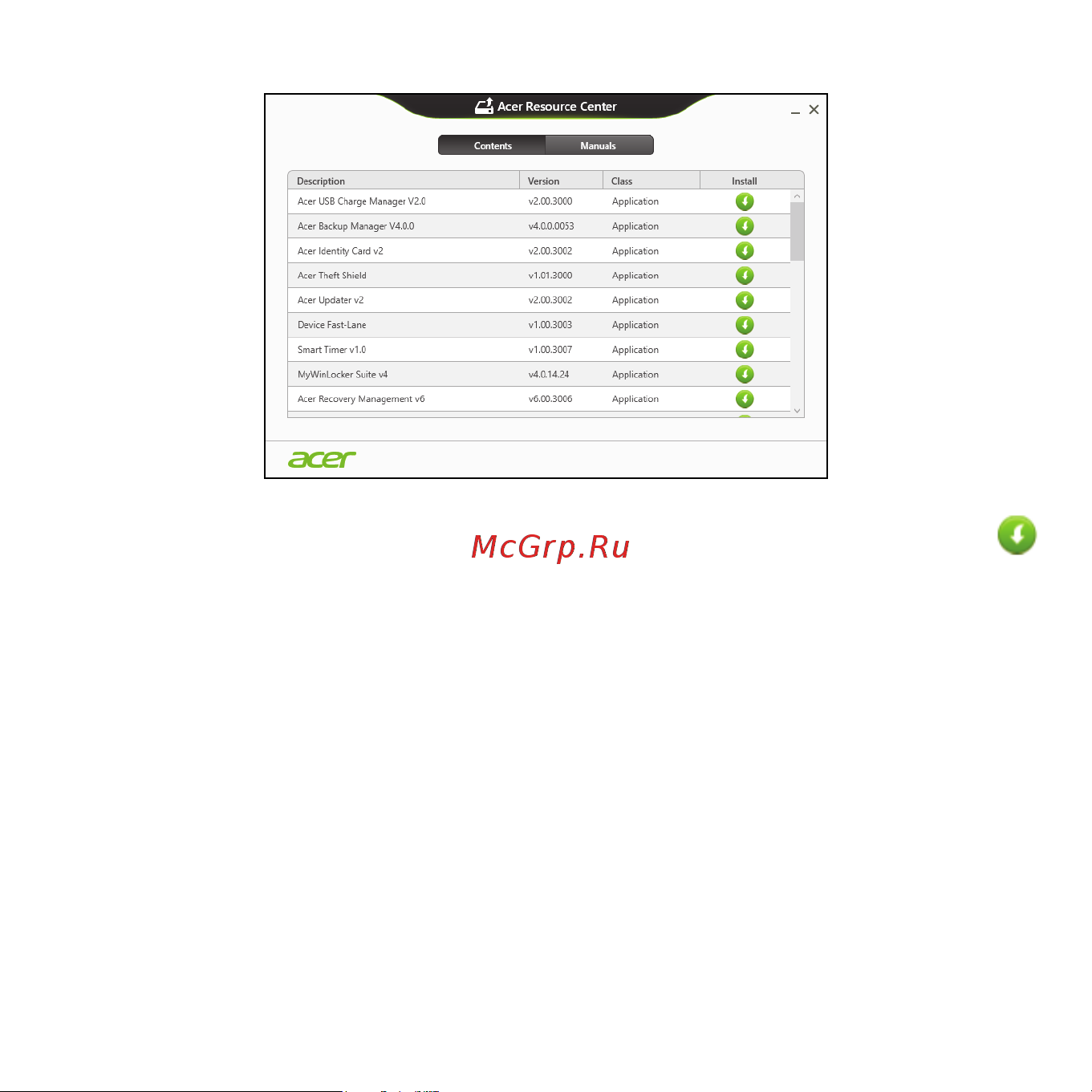 Acer ASPIRE S3-371 Инструкция по эксплуатации онлайн [43/3374] 97713