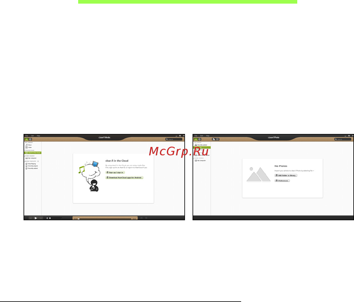 Acer ASPIRE M5-481PTG [3073/3700] Ortamlara ve fotoğraflara bakma