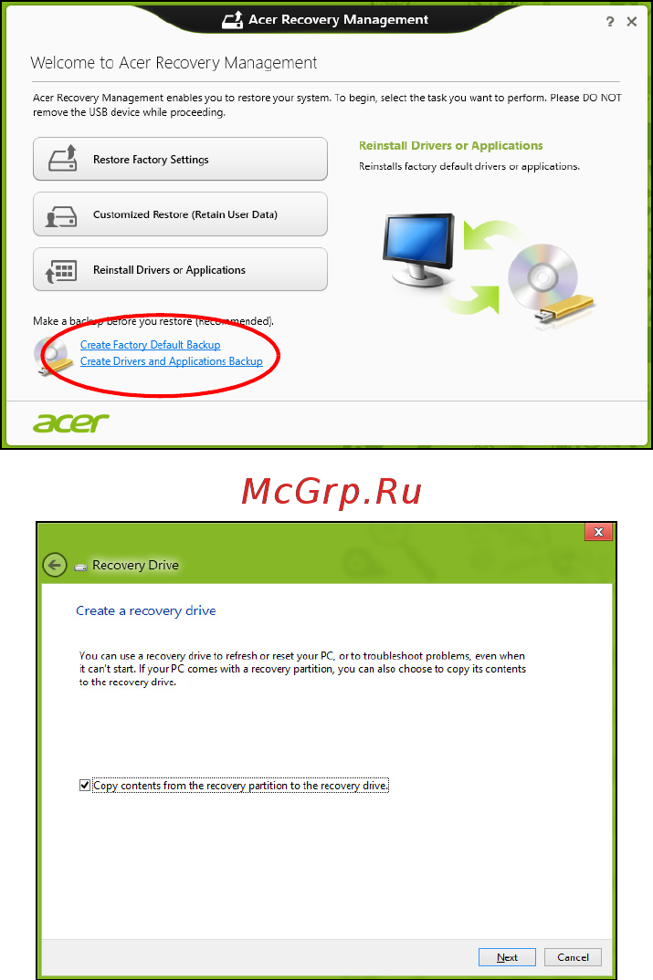 Acer ASPIRE M5-481PTG Инструкция по эксплуатации онлайн [3278/3700] 97719