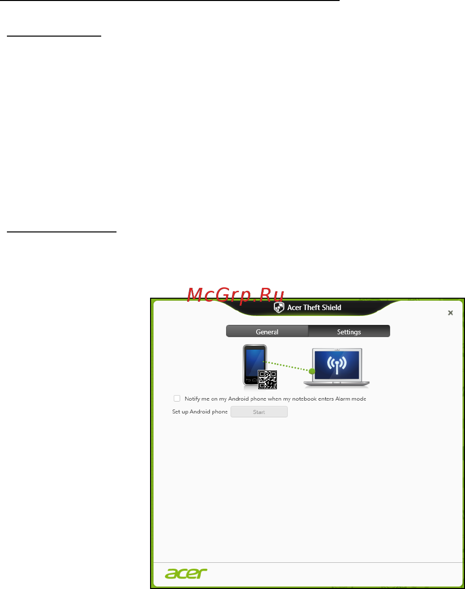 Acer ASPIRE M5-481PTG [851/3700] Acer theft shield gebruiken