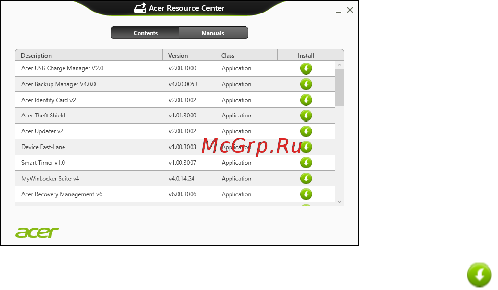 Acer ASPIRE M3-581PTG Инструкция по эксплуатации онлайн [662/3554] 97722