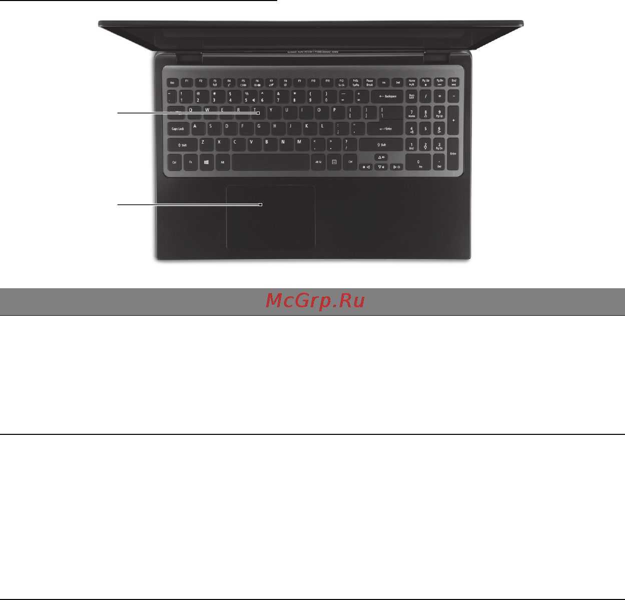 Acer ASPIRE M3-581PTG [757/3554] Toetsenbord overzicht