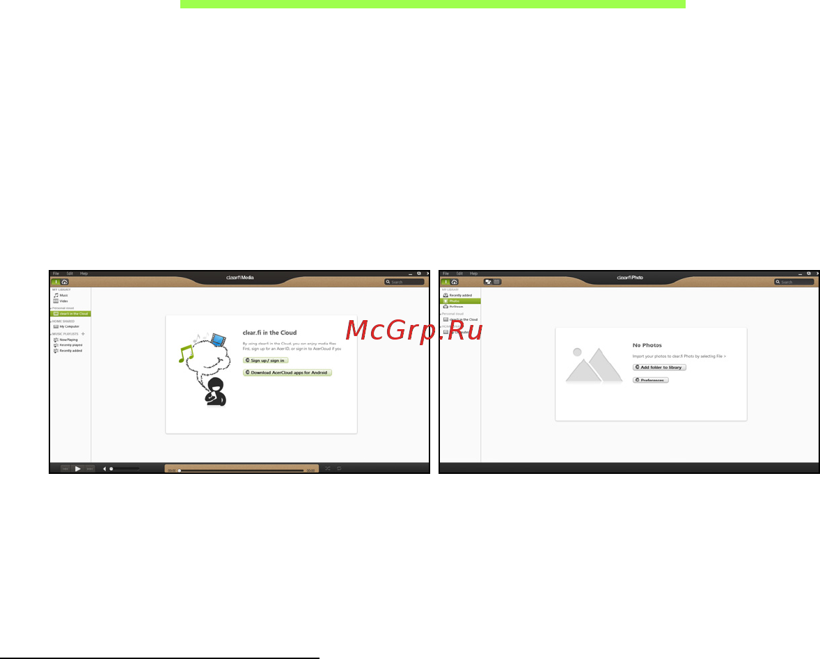 Acer ICONIA W700P [1968/2286] 미디어 및 사진 탐색