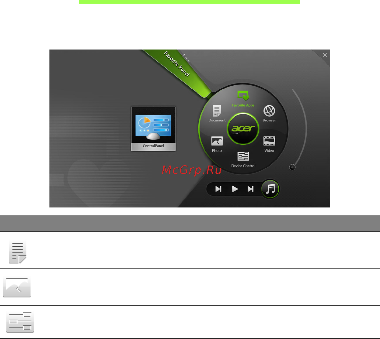 Acer ICONIA W700P [2102/2286] Acer ring
