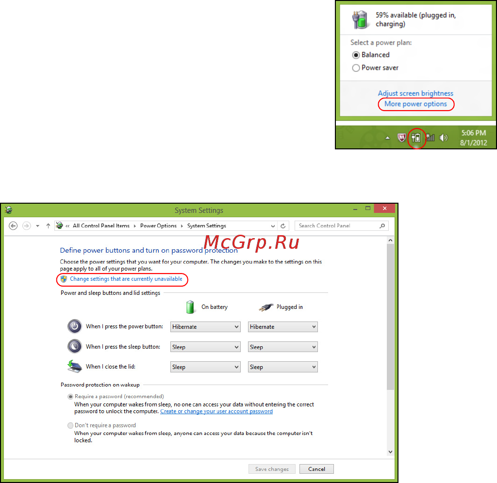 Acer ICONIA W511P Инструкция по эксплуатации онлайн [1105/2860] 97731