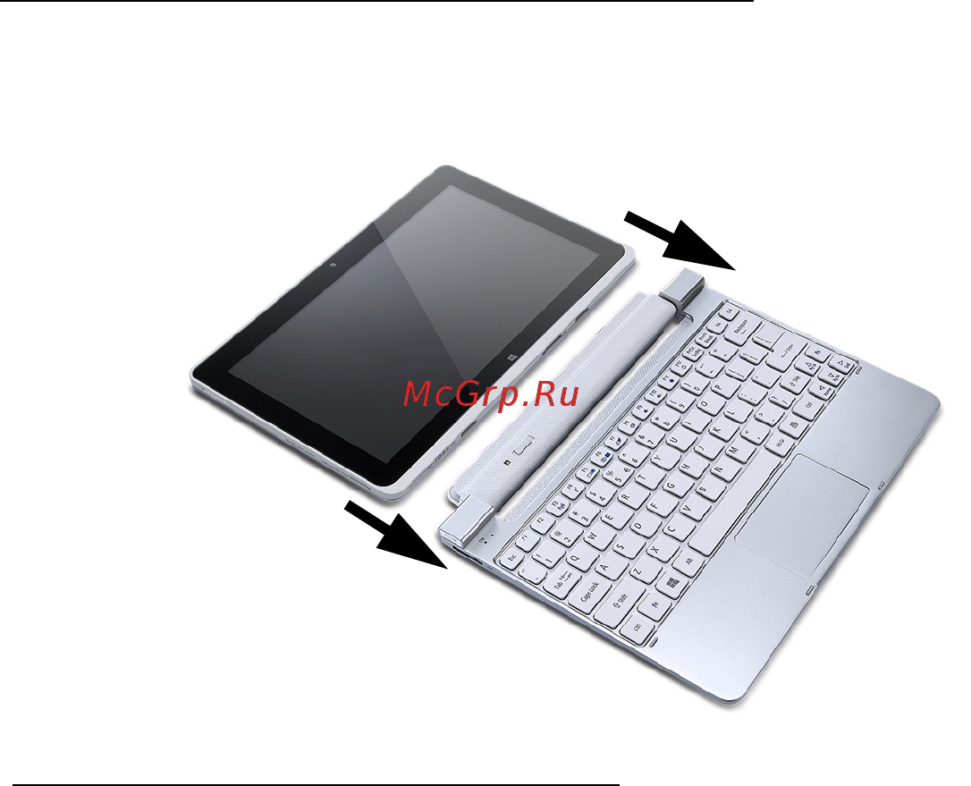 Acer ICONIA W511P [807/2860] Tilslut tabletten til tastatur docken